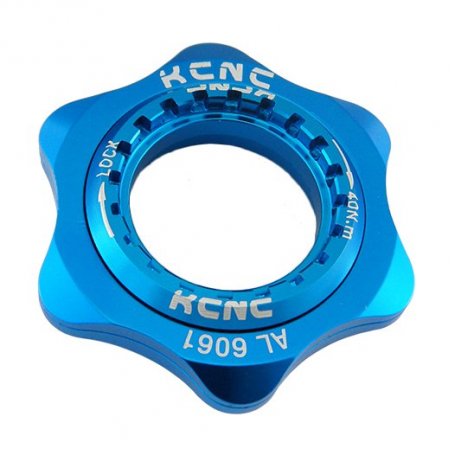 Adaptador Center Lock KCNC Azul